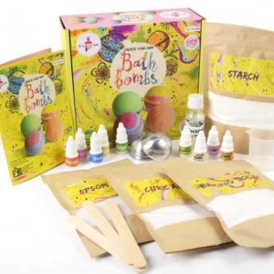 Kalakaram DIY Bath Bomb Making Kit, Make your Own Bath Bombs at home, Kids Fun Activity and Educational Kit for, 12Y+, Multicolour