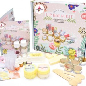 Kalakaram Lip Balm Making Kit, Make your Own DIY Lip Balms at home, make 15 Lip Balms, Gift for Girls, 12Y+, Multicolour