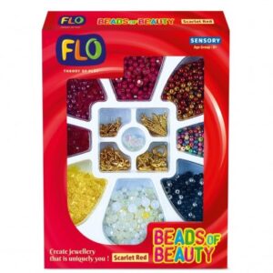 Flo Beads Of Beauty: Scarlet Red DIY fashion kit for kids Multicolour 8Y+