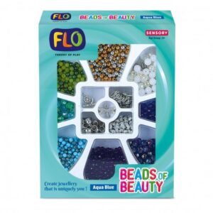 Flo Beads Of Beauty: Aqua Blue DIY fashion kit for kids Multicolour 8Y+