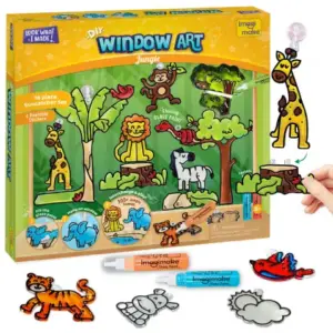 Imagimake Window Art- Jungle, 5Y+, Multicolour