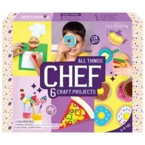 Jack In The Box All Things Chef 6-In-1 Arts and Craft Kit, 4Y+