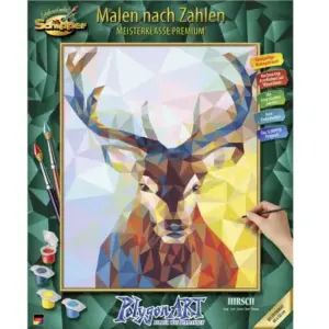 Schipper MNZ Polygon Art Stag Multicolour, 14+