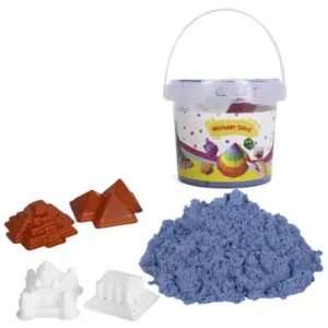 Youreka Non-Toxic Wonder Sand, 4 Cutter Moulds, 500 Grams, Red, 5Y+