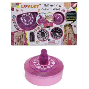 Luvley Nail Art & Colour Tattoo Set, 3Y+