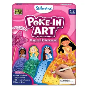Skillmatics Poke-In Art: Magical Princesses, No Mess Art For Kids, 4Y+