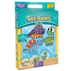 Imagimake Clay Sticker - Dino Pals, 3Y+