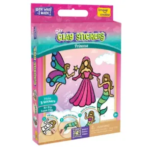 Imagimake Clay Stickers - Princess, 3Y+