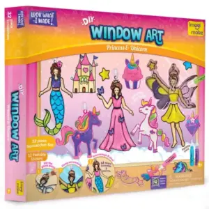 Imagimake Window Art Unicorn & Princess, 3Y+