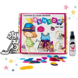 Craftopedia The Magical Color Transfer Paper Art - Fashion DIY Craft Kit, Kids, Creative Fashion-Themed Art Activity, 3Y+