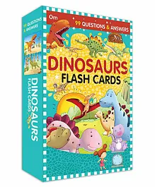 Flash card 99 Question & Answers Dinosaurs Flash Cards...