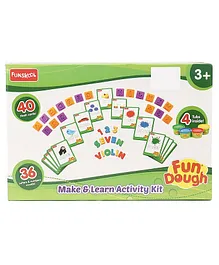 Fundough Make & Learn Activity Kit - Multicolour