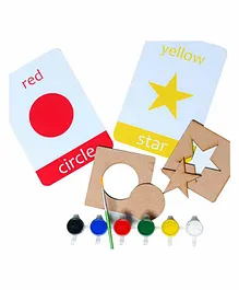 Zooplay India Shapes & Colours Flashcards with...