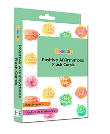 Zooplay India Positive Affirmations Flashcards Pack of...
