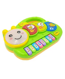 VGRASSP Caterpiller Drum Piano Musical Toy - Multicolor